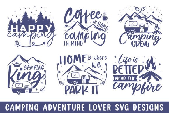 A Designer’s Review: Camping Adventure Graphics for Crafts & Marketing