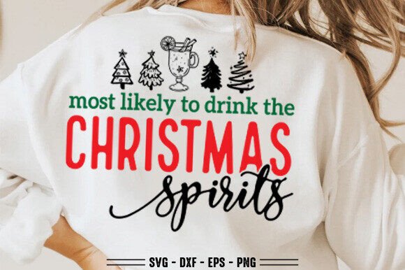 A Graphic Designer's Review of the Most Likely to Drink Christmas SVG PNG