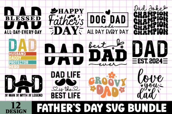 A Practical Design Review: Father's Day Graphics for Crafts & Real Client Projects