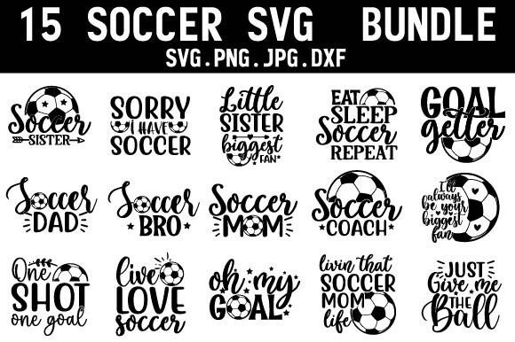 A Soccer SVG Bundle for Clean Website Graphics and Crafts