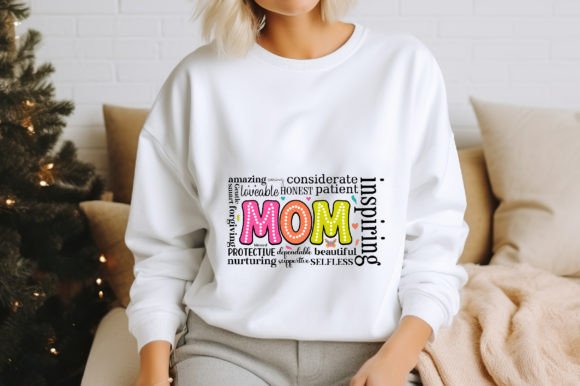 A Warm Retro Craft Graphic That Celebrates Modern Moms