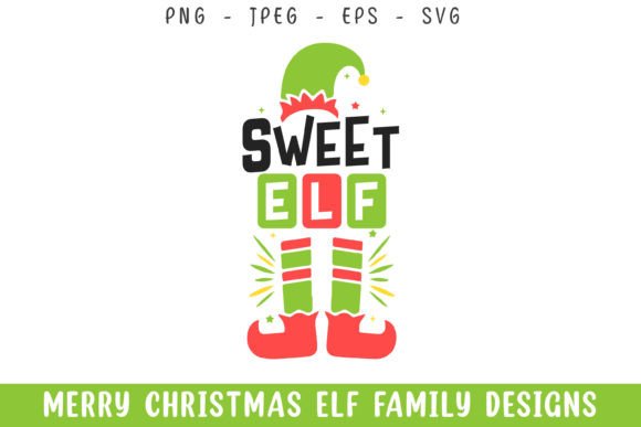 Christmas Elf Graphics for Branding & Crafts