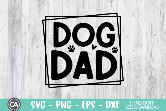 Dog Dad SVG: A Versatile Craft Graphics Asset for Brand Builders