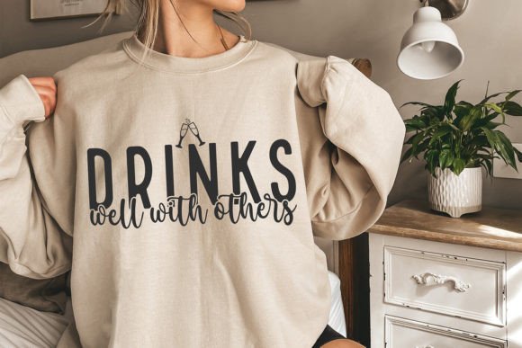 Drinks Well with Others SVG: A Visual Social Graphic