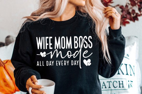 Evaluating the Wife Mom Boss SVG File for Craft and Graphic Projects