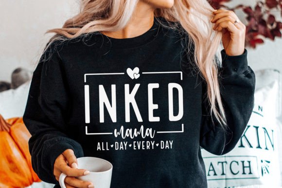 Graphic Design Assets for Crafts: The Inked Mama SVG File