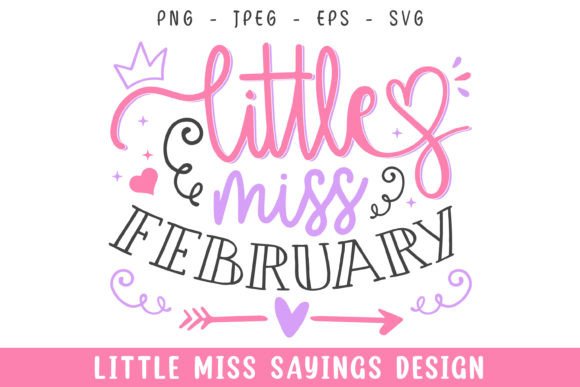 Little Miss February: A Cheerful Embroidery Design Review