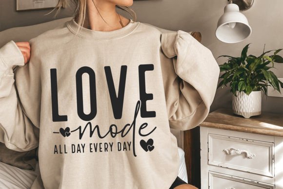 Love Mode SVG Graphics for Craft Businesses and Valentine Projects