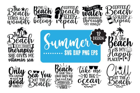 Summer SVG Design: A Versatile Graphic for Crafts & Content