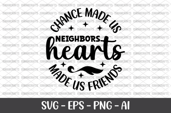 Why Chance Made Us Neighbors Is a Sweet Embroidery Design